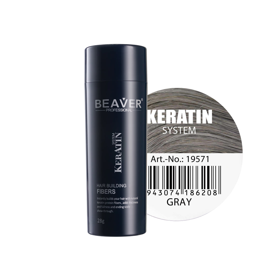 Beaver-Keratin Hair
Building Fibers-Gray